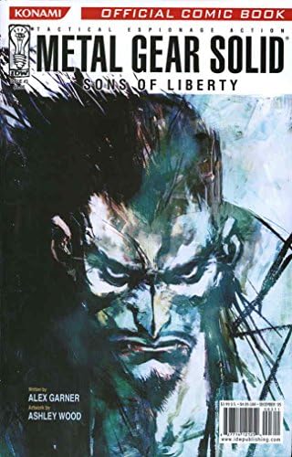 Metal Gear Solid: Sons of Liberty 3 VF / NM; комикс IDW / Konami Ashley Wood