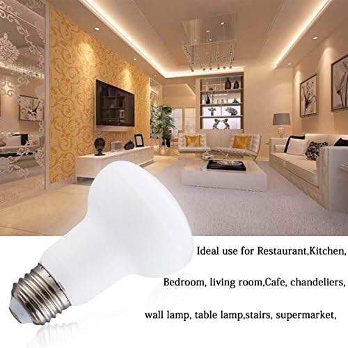 Led лампа R20 BR20 Прожектор За външно/вътрешно осветление 7 W (еквивалент на 60 W) 3000 До, Меко Бяло, Без димиране, опаковка от 4