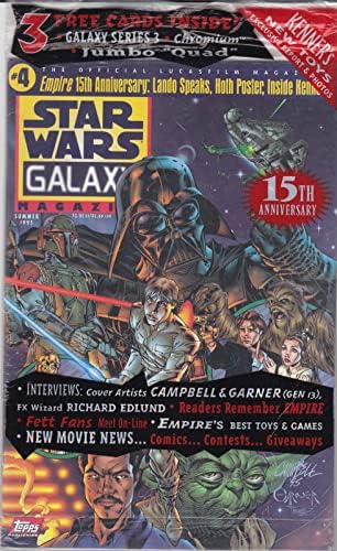 Списание Междузвездни войни Галакси № 4 (с карта) VF / NM; Комикси Topps | Дж. Скот Кембъл
