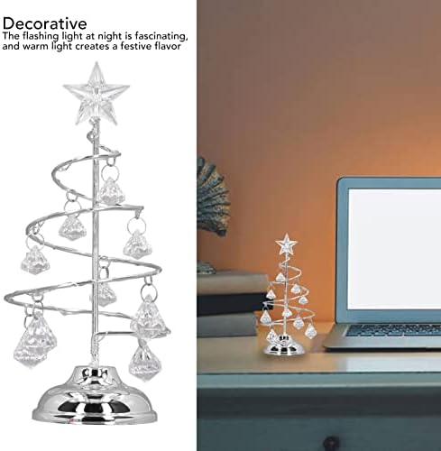 Коледа коледа лампа Diyeeni, Настолна коледно дърво лампа на батерии, коледа Коледа лампа, Декоративна Елха