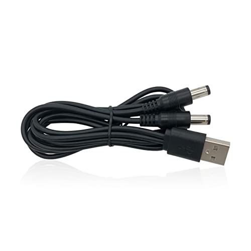 Подмяна на кабела на Зарядното устройство за Mini Educator E Collar серия ET 300/400, захранващ кабел 5V USB-DC Barrel с Дължина 2,6 метра