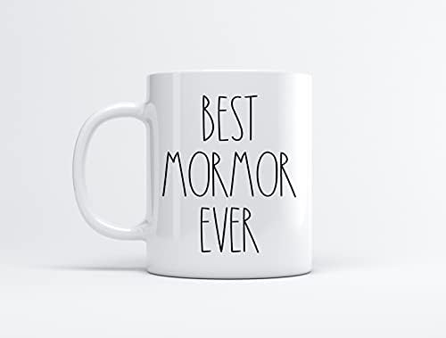 Най-добрата кафеена чаша Mormor Някога - Подаръци за Коледа - Подаръци Mormor за рожден Ден Кафеена чаша - Ден