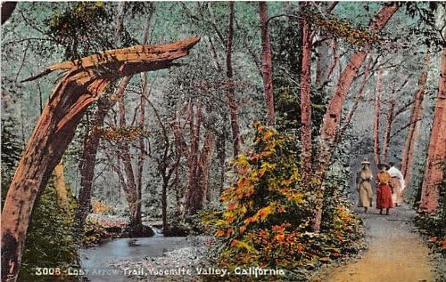 Пощенска картичка от Йосемитской долина, Калифорния