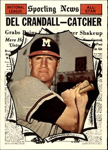 1961 г. - Работи Крэндалл Милуоки Брейвз № 583 на всички звезди (бейзболна картичка) NM/ MT + Брейвз
