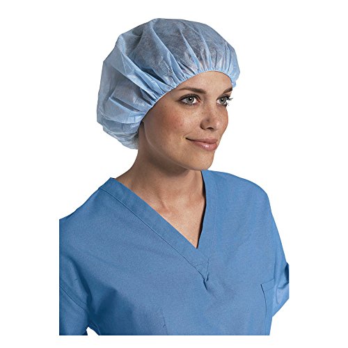 PDC Healthcare STJ-262 Еднократна употреба шапчица за хранене, Полипропилен, 24 инча, Синьо (опаковка от 500 броя)