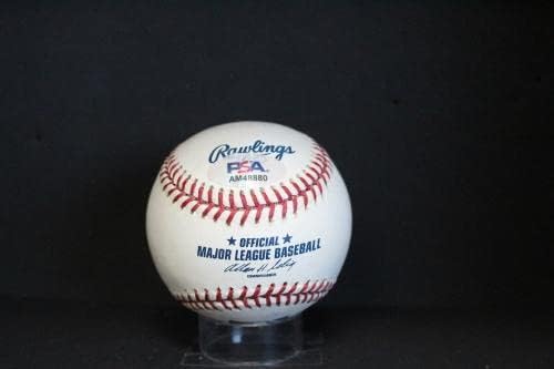 Казухиса Ишии е Подписал Бейзболен Автограф Auto PSA/DNA AM48880 - Бейзболни топки С Автографи