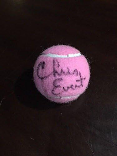 Крис Евърт, Тенис топка с автограф (JSA/Witness) Pink (Пълно име) - Тенис топки с автограф