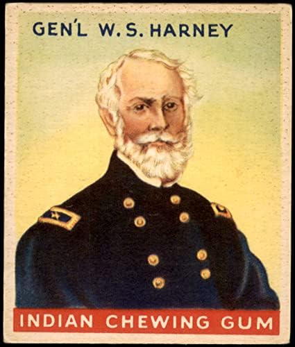 1933 Индийски дъвки Гуди # 111 генерал Уилям C. Харни (Карта) VG/EX+
