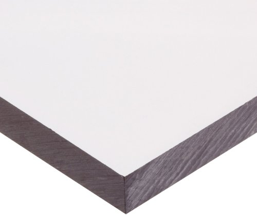 Удароустойчив лист от поликарбонат, Лъскав, ASTM D 3935, Прозрачна, дебелина 1-1 / 2 инча, ширина 24 инча, дължина