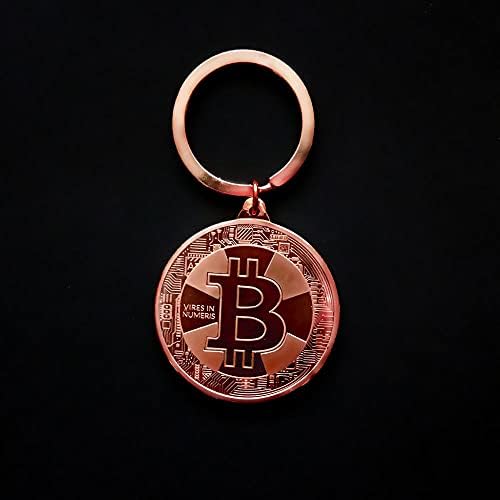 Творческа Възпоменателна Монета Bitcoin Виртуална Монета Bitcoin1 Метален Ключодържател Монета Подарък Копие
