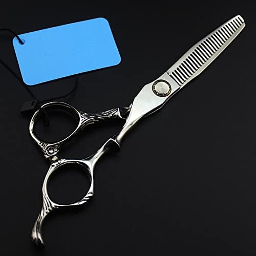 Ножица за подстригване на коса, 6-инчов професионален японски лагер 440c сребърни ножици за подстригване на коса прическа филировочные фризьорски ножици фризьорски