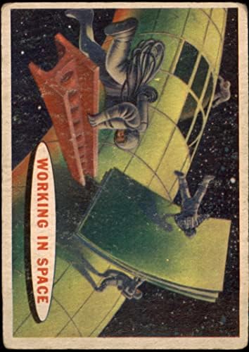 1957 Topps 52 Работа в космоса (пощенска картичка) ДОБРЕ