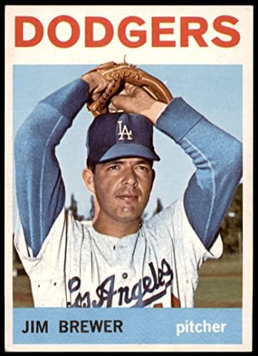 1964 Topps 553 Джим Брюър Лос Анджелис Доджърс (бейзбол карта), БИВШ играч на Доджърс