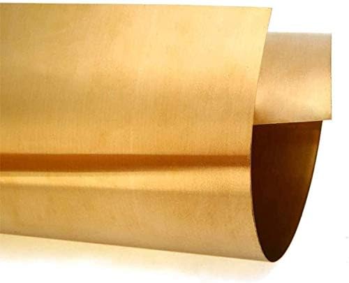 Z Създаване на дизайн Латунная плоча Латунная Метална плоча от тонколистовой фолио Метални медни фолио (Размер: 0.2 mm x 10 mm x 1000 mm)