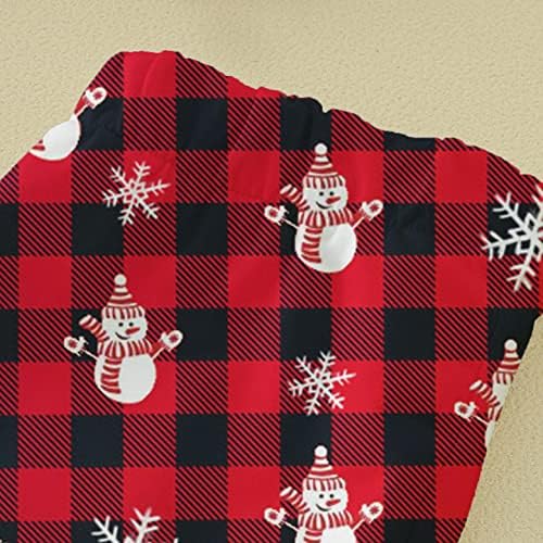 Коледен Пижамный комплект XBKPLO, Подходящ за Цялото семейство, Колекция пижам за зимните Празници, Подходящо Облекло За двойки