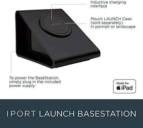 Основна поставка за iPad IPORT LAUNCH (LaunchPort) - Съвместима с всички чехлами LAUNCH - Сребърен