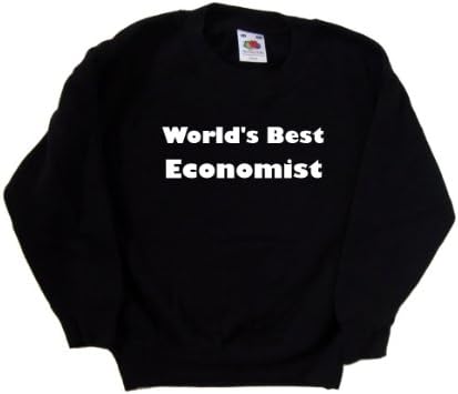 Най-добрата в света на Детска hoody Economist Черен цвят