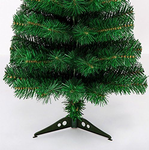 Диамантени Бижута за Хола Дърво Криптиране на Коледната Маса Елха 60 см Коледен Мини Начало Декор (Зелен, Един
