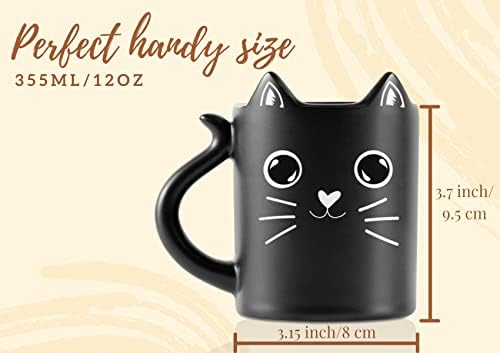 Кафеена чаша със забавна котка Onebttl, Котешки подаръци за любителите на котки, Котешка мама, Луда кошатница