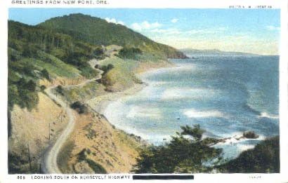 Пощенска картичка от Нюпорт, щата Орегон
