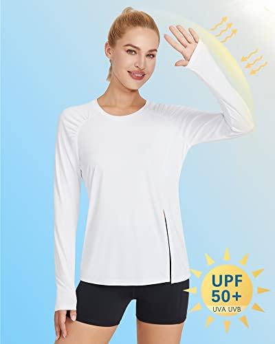 Дамски Треккинговые Ризи G4Free с дълъг ръкав UPF 50 + За спортни тренировки, UV Слънчеви Очила