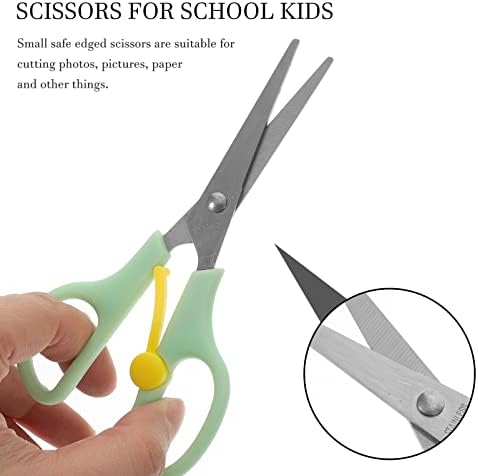 COHEALI 4шт Безопасни Ножици, Ножици От Неръждаема Стомана Детски Ножици За Рязане на Студентски Фрези