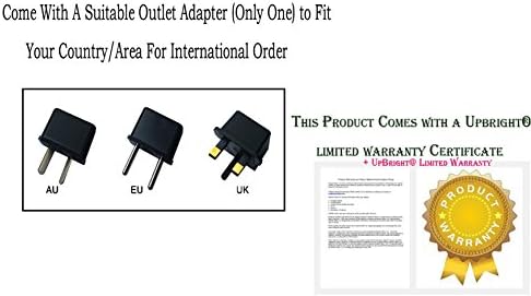 Ac/dc UpBright Стенно Зарядно устройство със зарядно кабел Type-C, Кабел, Съвместим с Mamba V2 V1 1g Gray, Преносима