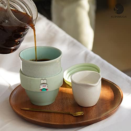 Множество чашата за Кафе, Може да се комбинира с аксесоари Направи си сам, Керамична Чаша за пътуване, Уникална