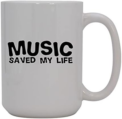 Подаръци Дрънкулки Музика Спаси Живота Ми - Керамични Бяла утайка от Чаша на 15 грама