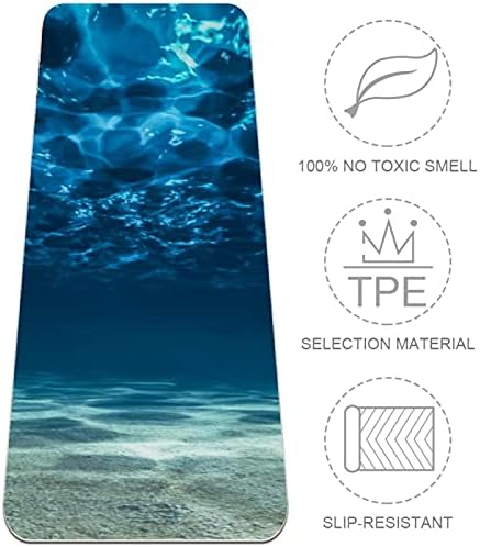 Unicey Подводен килимче за йога на дъното на Океана и на повърхността, Дебели Нескользящие постелки за йога