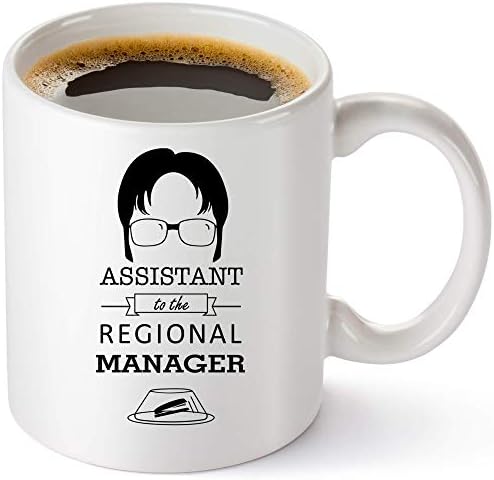 Кафеена чаша асистент на регионалния мениджър - Подаръци за офиса - Забавен Дуайт Шрут, Стоки за офиса - 11