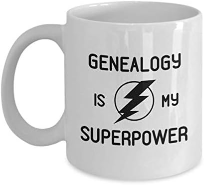 Генеалогия-Ми Суперсила Кафеена Чаша Специалист По Генеалогия Колега, Подарък за Дявола жена, възраст Чаша За