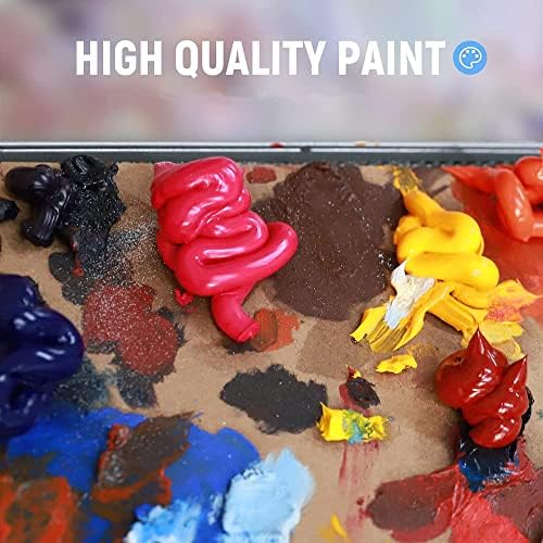 Картини с маслени бои JFNISS Ръчно рисувани - Модерен минималистичен абстрактен син океан вълна oil рисувани