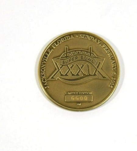 Highland Mint супербоул XXXIX Бронзова Копие на Панти монети #/7500 - Футболни карта