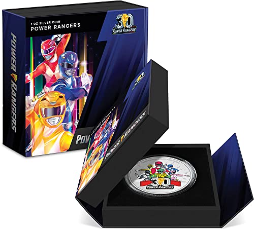 2023 DE Модерна Възпоменателна монета PowerCoin Power Rangers 30th Anniversary 1 Унция Сребърна монета 2$ Ниуе