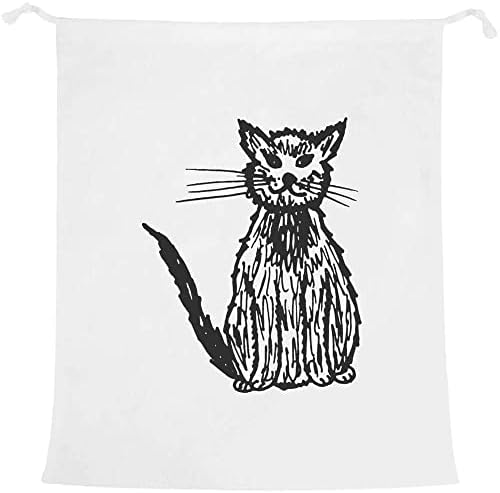 Чанта за дрехи Azeeda 'Sitting Cat' /Пране /Съхранение (LB00024059)
