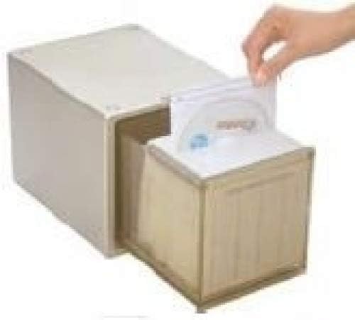 UZO1™ Шкаф за съхранение на CD/DVD с едно чекмедже с едно натискане /Media-склад / Органайзер за файлове