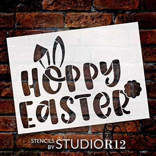 Великден шаблони Hoppy с Заячьими уши от StudioR12 | Весел Пролетен Интериор за дома със Собствените си ръце