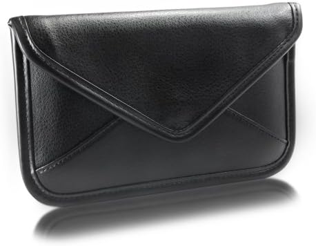 Калъф BoxWave за Blackview S8 (Case by BoxWave) - Луксозни Кожена чанта-месинджър, Дизайн своята практика-плик