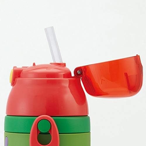 Бебешко шише за вода Skater SSPV4 от неръждаема стомана, 12,8 течни унции (380 мл), За пиене от сламки, 3D,