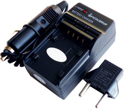 Комплект заменяеми зарядно устройство iTEKIRO за цифрови фотоапарати Polaroid t730 t831 t833 (НЕ за Polaroid
