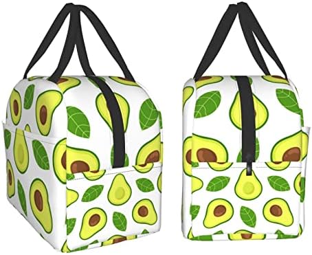 Чанта за Обяд Авокадо Kawai Изолиран Обяд-Бокс Торби за Многократна употреба За Обяд Храната Преносим Контейнер