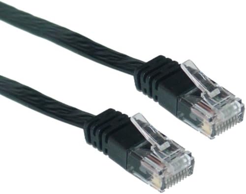 Формованный кабел от Трип Lite Cat5e 350 Mhz (RJ45 m/M) - Черен, 3 фута (N002-003-BK)