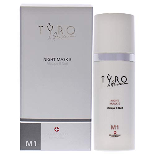 Tyro Night Face Mask E - Успокояваща и подхранваща Нощен маска - С, мощен антиоксидант Витамин е - Предпазва