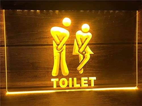 DVTEL Изработени по поръчка Забавно Led Неонова реклама за влизане в тоалетна, на USB-Неонови осветителни тела