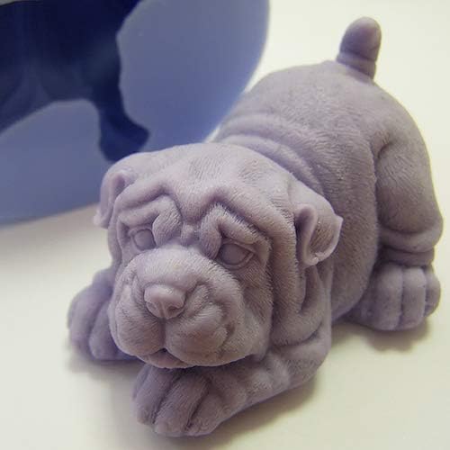Форма за сапун шар пей 3D Форма за Сапун Силиконова Форма за Сапун Форма за Кученце Форма за Кучета Форма на