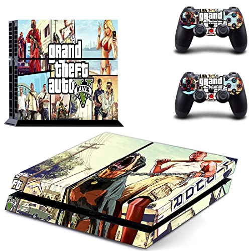За PS4 ОБИЧАЙНАТА игра Grand GTA Theft And Auto Стикер на кожата PS4 или PS5 За конзолата PlayStation 4 или