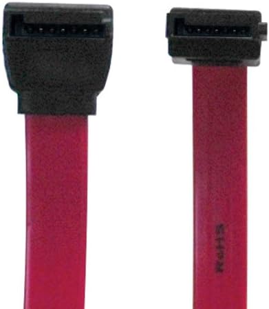 Трип Lite 12-инчов Сигнален кабел Serial ATA (SATA) с прав ъгъл на наклон (7Pin/7Pin-Up), 12 инча (P941-12I)
