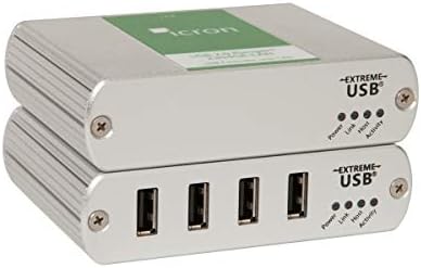 Icron USB 2.0 Ranger 2304GE-Система за разширяване на локалната мрежа с 4 порта USB 2.0, Ethernet-НА шнуре на