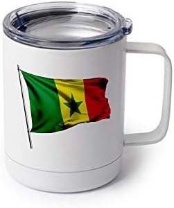 Спортна бутилка ExpressItBest 22 грама - Флаг Сенегал (Сенегальский) - Изобилие от възможности